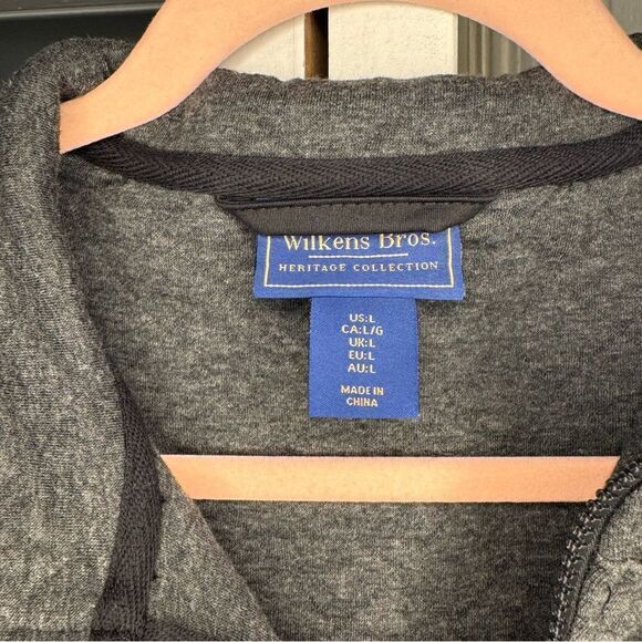Wilkens Bros. Heritage Collection Grey and Black Quilted Vest - Picture 3 of 3
